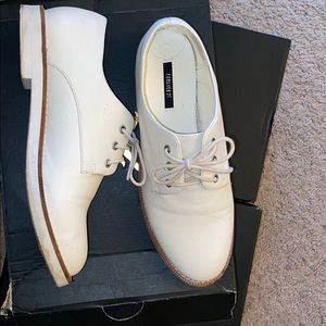 White canvas shoes